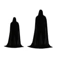 thumbnail image 1 of BELOVING 2 Pcs Cape à Capuche Femmes Hommes Unisexe Adultes Déguisement Carnaval Jeu de Rôle 70cm 170cm, 1 of 7