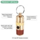 thumbnail image 2 of Uxcell 4-Pack Válvula de Liberación de Presión para Compresor de Aire, Válvula de Ventilación Automática de Latón Rosca Macho de 1/4" NPT 165 PSI, 2 of 5