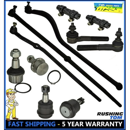 11 Pc Complete Suspension Kit Tie Rod Ends Ball Joint Dodge Ram 2500 3500