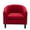 Red, variant on SESSLIFE Wider Seat Accent Chair, Comfy Arm Chair Mid Century Modern Sofa Chair for Small Spaces Bedroom, Home Office, Apartment(White)