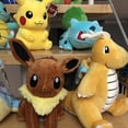 thumbnail image 5 of Juguete de peluche de Pokémon de alta calidad con etiqueta de dibujos animados de Anime Pikachu Charmander Squirtle Bulbasaur muñeco de peluche regalo para niños, 5 of 5