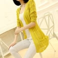 thumbnail image 4 of 2022 Fashion Knitted Cardigan Loose Pocket Hollow Long Sleeve Women Sweater Female LOVE DOCK Women's Coats Sweaters Outerwear, 4 of 6
