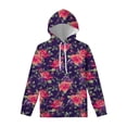 thumbnail image 5 of Sudadera con capucha con estampado 3D de flores de rosas coloridas para hombre y mujer, jersey con estampado floral de Harajuku, ropa de calle para primavera y otoño, 5 of 5