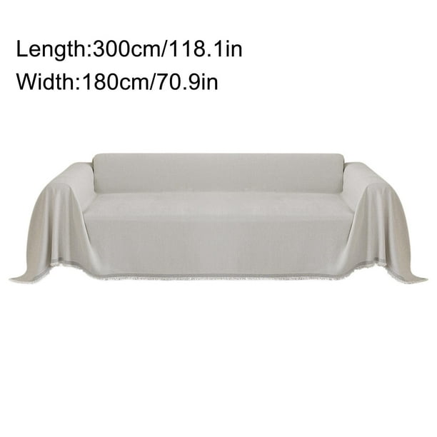 Sofá Fundamental para Cuatro Estaciones, Elegante Diseño de Espiga, Tela Suave y Agradable para La Piel, Fácil de Mantener, Sofás y Sillas Multifacéticos, Decoración Del Hogar, Lujosa Máquina, Incluy