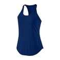 thumbnail image 4 of VV AVEORS Built In Bra Tank Tops For Women 2026 Dressy Casual Workout Racerback Sleeveless Camisole Top Slim Fit Padded Shirts Dark Blue 2XL, 4 of 5