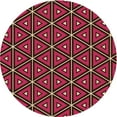 thumbnail image 1 of Ahgly Company Tapis d'Intérieur Lavable en Machine Carré Transitionnel Marron Sienne, 3 Pieds Carré, 1 of 7