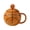Light brown, variant on Giaone Basketball Shape Ceramic Coffee Mug 420ml for Teas Milk Home Sports