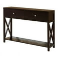thumbnail image 3 of Pilaster Designs Ethan Contemporary Wood Console Sofa Table w/ Drawers in Cherry, 3 of 4