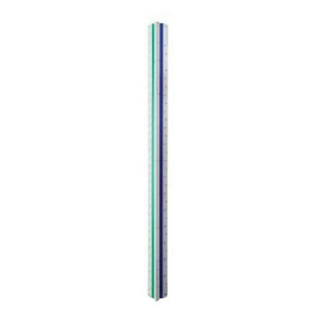 Alvin 12" Architect Aluminum Triangular Scale
