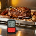 thumbnail image 3 of Digital Meat Thermometer with 2 Temperature Probes, Food Thermometer with Colored LCD for Kitchen Black Curved Needle, 3 of 6
