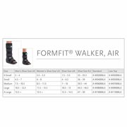 Formfit Walker Air Black Air Walker Boot Large Hook and Loop Strap for Either Foot A-W0900BLK