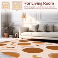 thumbnail image 2 of ODIKA 5' x 7' Machine Washable Non-Slip Area Rug, Contemporary Circles High Traffic Rug, Beige, 331335, 2 of 7