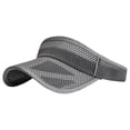 thumbnail image 4 of Only Moment Dark Gray Sports Sun Visor Hats Polyester Lightweight Sun Protection Sports Visor for Running Golf Tennis Women One Size, 4 of 6