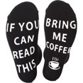 thumbnail image 2 of Janrevotw Soft Unisex Cotton Socks BRING ME COFFEE Funny Novelty Socks Great Christmas Gift for Men Women Game Lovers, 2 of 5