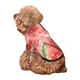 thumbnail image 5 of Honeii Refreshing Watermelon Slices Print Small Dog Hoodies Pet Hooded Sweatshirts Fall Winter Puppy Cat Sweaters Warm Clothes for Small Dogs Outfits Costume-X-Large, 5 of 7