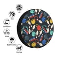 thumbnail image 4 of Naloa Bowling Ball PVC Leather Spare Tire Wheel Cover for Car Truck SUV Camper Trailer Universal Fit many size17 inch, 4 of 6