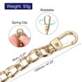 thumbnail image 2 of Uxcell Purse Chain Strap, 47" Purse Handle Cross Body Shoulder Replacement Straps, Gold, 2 of 5