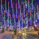thumbnail image 3 of 4/3/2/1set EU/US Plug Meteor Shower LED String Lights Fairy Christmas Tree Decorations for Outdoor Wedding Birthday Lights, 3 of 5