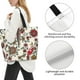 thumbnail image 3 of Balery Dark Enchanted Flowers And Birds Bolsa Tote Estilo Estético con Cremalleras, Bolsa de Hombro, Bolsa de Compras Grande y Plegable, 3 of 8
