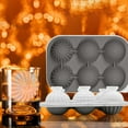thumbnail image 3 of Silicone Ice Cube Mold, Food Grade Silicone Whiskey Ice Maker with Spherical and Angular Ice Cubes, Easy Release Ice Tray for Household and Cocktail Use, 3 of 6