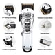 thumbnail image 2 of BESTBOMG Cortapelos profesionales actualizados, kit de corte de pelo inalámbrico, recargable, 2000 mAh, recortador de barba, kit de aseo con 6 peines guía y para hombres/padre/esposo/novio, 2 of 5