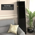 thumbnail image 5 of Handmade Beadboard 70-inch Room Divider (China) 6 Panel Black, 5 of 6