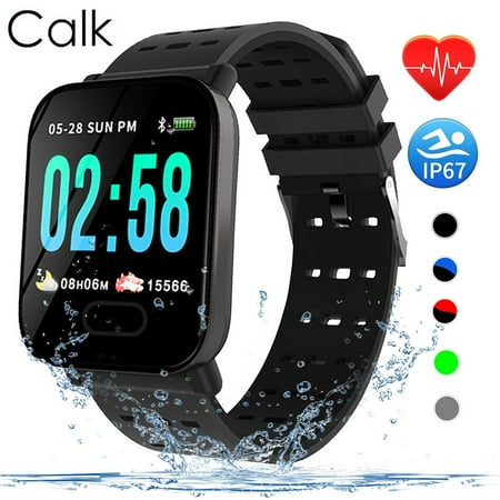 Bakeey a6 sleep hr blood pressure oxygen monitor ip67 waterproof 2025 camera smart watch