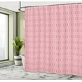 thumbnail image 5 of Ambesonne Boho Shower Curtain, Floral Sun Like Motif Pattern, 69"Wx84"L, Pale Pink and Multicolor, 5 of 5