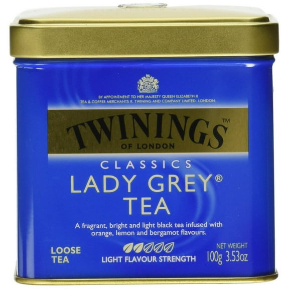 Twinings Lady Grey Black Loose Leaf Tea, 3.5 Oz