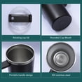 thumbnail image 4 of Taza de Agua con Pajita Aislada de 40 Oz Taza de Viaje con Asa para Botella de Agua con Aislamiento Al Vacío de Acero Inoxidable a Prueba de Fugas ANGGREK  Otros, 4 of 8