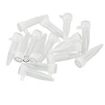 thumbnail image 4 of 500 tubos de microcentrífuga profesional de polipropileno transparente, tubo de centrífuga de 1,5 ml con tapa a presión para suministros de laboratorio, parte inferior puntiaguda, 4 of 5