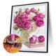 thumbnail image 2 of Cuadros Decorativos 5D Diamond Painting DIY Pink Rose Flowers Full Round Drill Mosaic (G630) Tmvgtek embutido en tela, 2 of 9