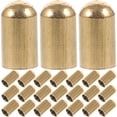 thumbnail image 1 of MOVTOTOP 30pcs Bracelet Rope End Cord End Cap Rope End Stopper Cord Cap Rope Fastener, 1 of 8