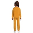 thumbnail image 3 of Wonder Nation Girls Fleece Pullover Top and Joggers Set, 2-Piece, Sizes 4-18 & Plus, 3 of 5