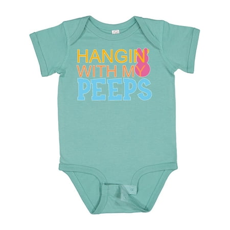 

Inktastic Hanging with My Peeps Gift Baby Boy or Baby Girl Bodysuit