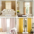 thumbnail image 5 of Double Curtain Rods 72-144 Inch - 1 Inch Heavy Duty Telescoping Window Curtain Rod Set in Brushed Nickel, Decorative Cage Finials for Living Room and Bedroom, 5 of 8