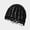 Black, variant on Women Crochet Hollow Out Beanie Cap Handmade Tassel Knit Pullover Hat Boho Cap