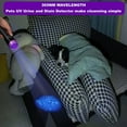 thumbnail image 5 of 365nm Uv Flashlight for Yooperlite Stone Light ,Black Light Flashlight Rechargeable for Resin Curing, Rocks Searching, Scorpion & Pet Urine Finding(Batteries are Included), 5 of 7