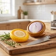 thumbnail image 3 of Avocado Saver and Onion Storage Set,4 Pcs Silicone Fruit Vegetable Anti-oxidation Box,Reusable Fridge Fresh Pod Food Storage,Perfect Lemons Tomato Garlic Containers, 3 of 8