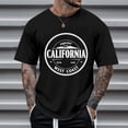 thumbnail image 3 of California Graphic Tees for Men 2026 Summer Casual Short Sleeve Crewneck T Shirts West Coast Streetwear, 3 of 5