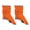 Orange, variant on POYOGA Professional Welder Shoe Cover Welding Spats Welding Shoe Protectors