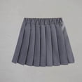 thumbnail image 5 of Girls' Pleated Skirt with Shorts, Solid Color Leggings for School, Play, and Daily Wear, 5 of 7