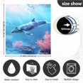 thumbnail image 3 of Whale Swims in The Sea Dishwasher Magnetic Refrigerator Magnet Cover Kitchen Art Panel Decal Sticker Home Decorative 23"x26", 3 of 6