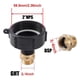 thumbnail image 3 of IBC Tote Drain Adapter with 3/4" BSP Female x 3/4" GHTMale Pipe Brass Connector IBC Tote Fitting IBC Tanks Adapter, 3 of 4