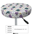 thumbnail image 4 of KLL Turtle Round Bar Chair Cushion Cover 14 inch ,Bar Stool Protector with Elastic, Soft Washable, 4 of 6