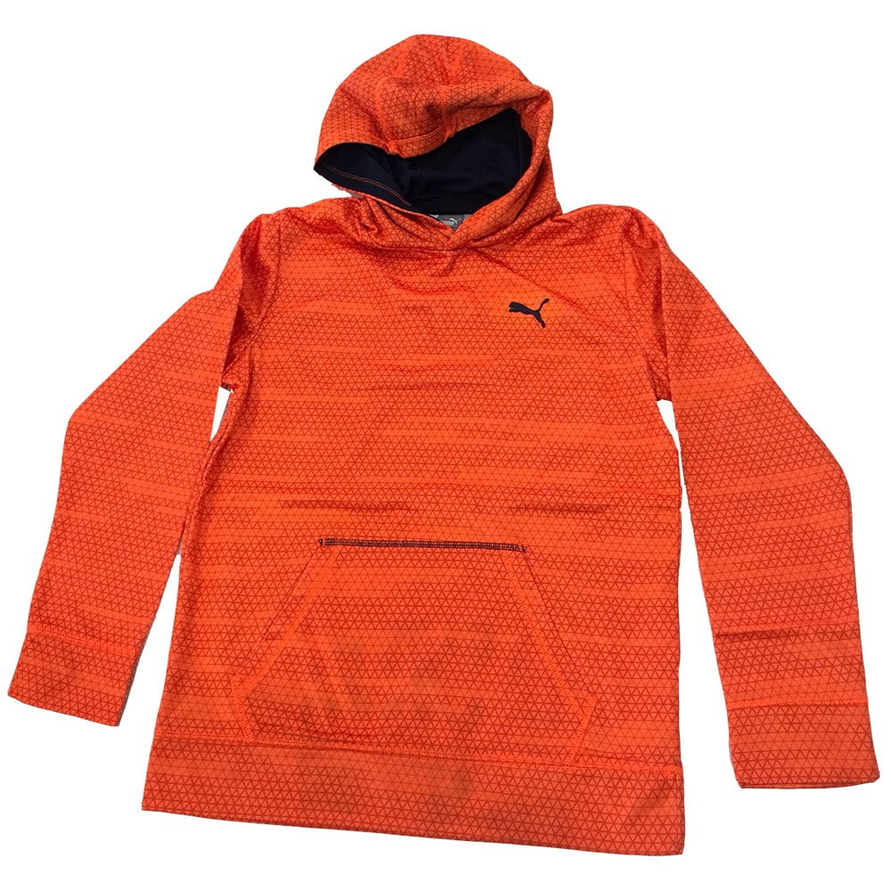 orange puma hoodie