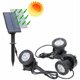 thumbnail image 2 of Luz solar de fondo de agua Césped al aire libre Jardín Luz de paisaje Foco de conexión a tierra LED Luz de piscina subacuática Un sendero Tres RGB (la versión actualizada puede mojar el agua c, 2 of 4