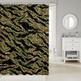 thumbnail image 2 of Manfei Minimalism Camouflage Shower Curtain 72Wx84L, Vintage Camo Bathroom Shower Curtain, Camo Multi, 2 of 5