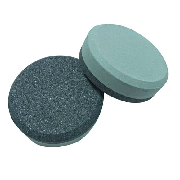 Amdohai Axe Sharpener Sharpening Stone 3.75 Inch Multipurpose Sharpening Puck Double Sided 120 & 240 Grit for Hatchets Machetes