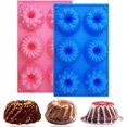 thumbnail image 1 of Paquete de 2 moldes de silicona para pasteles YONGSHENG Donut Maker Bandeja para hornear de silicona, 1 of 5